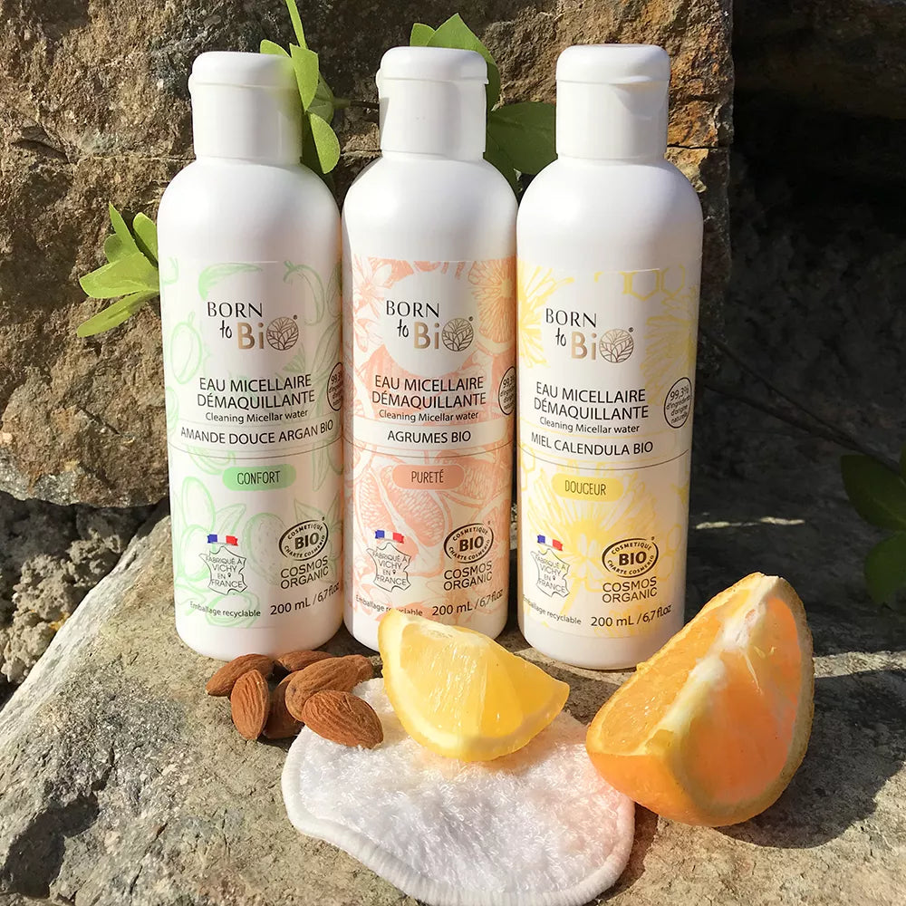 Acqua Micellare Detergente all'Argan e Mandorle Dolci - Certificata Biologica
