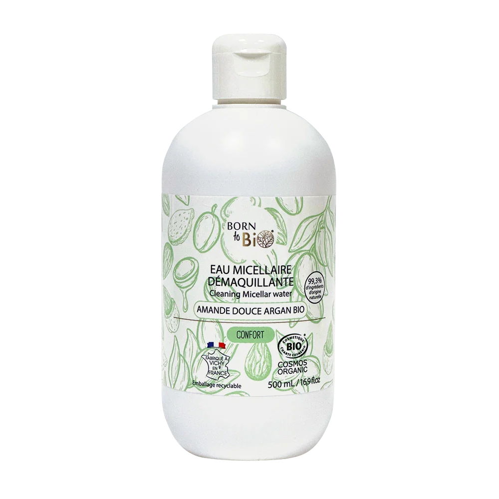 Acqua Micellare Detergente all'Argan e Mandorle Dolci - Certificata Biologica
