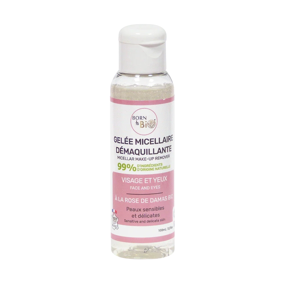 Gel micellare detergente - Con rosa di Damasco biologica certificata